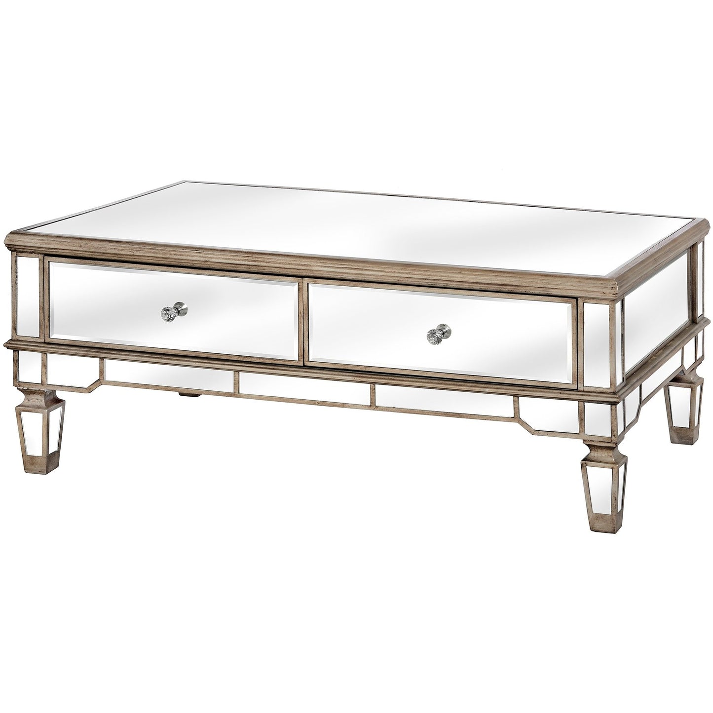 The Belfry Collection Mirrored Coffee Table