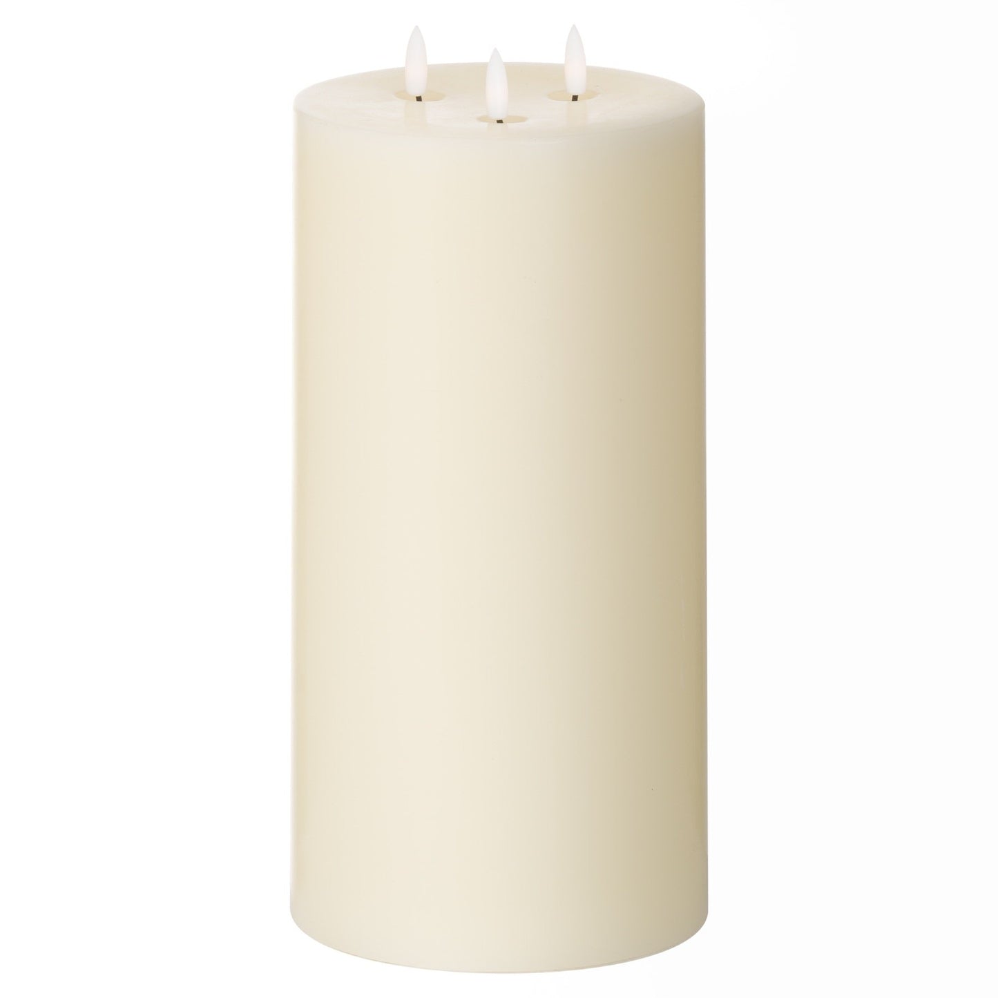 Luxe Collection Natural Glow 6 x 12 LED Ivory Candle