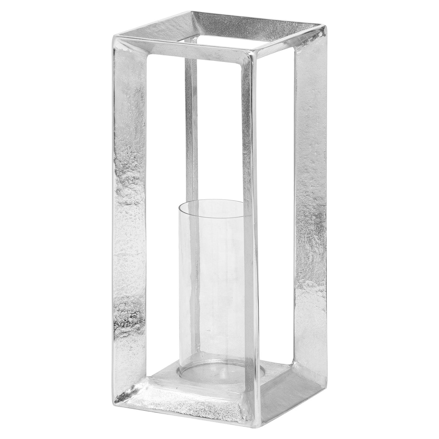 Farrah Collection Silver Candle Stand