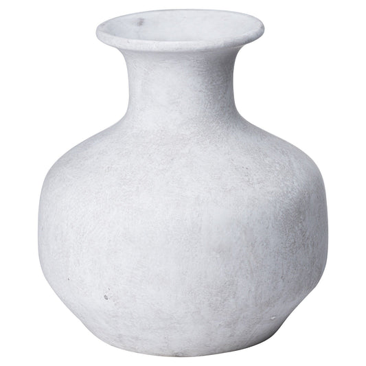 Darcy Squat Stone Vase