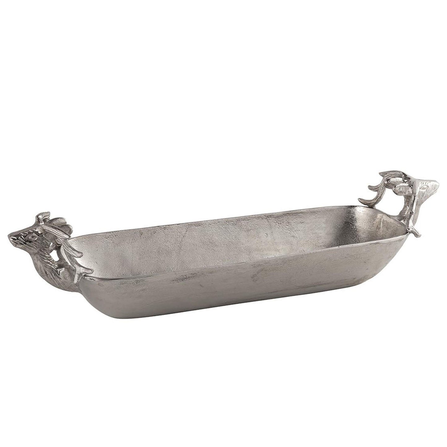 Farrah Collection Silver Large Deer Display Tray