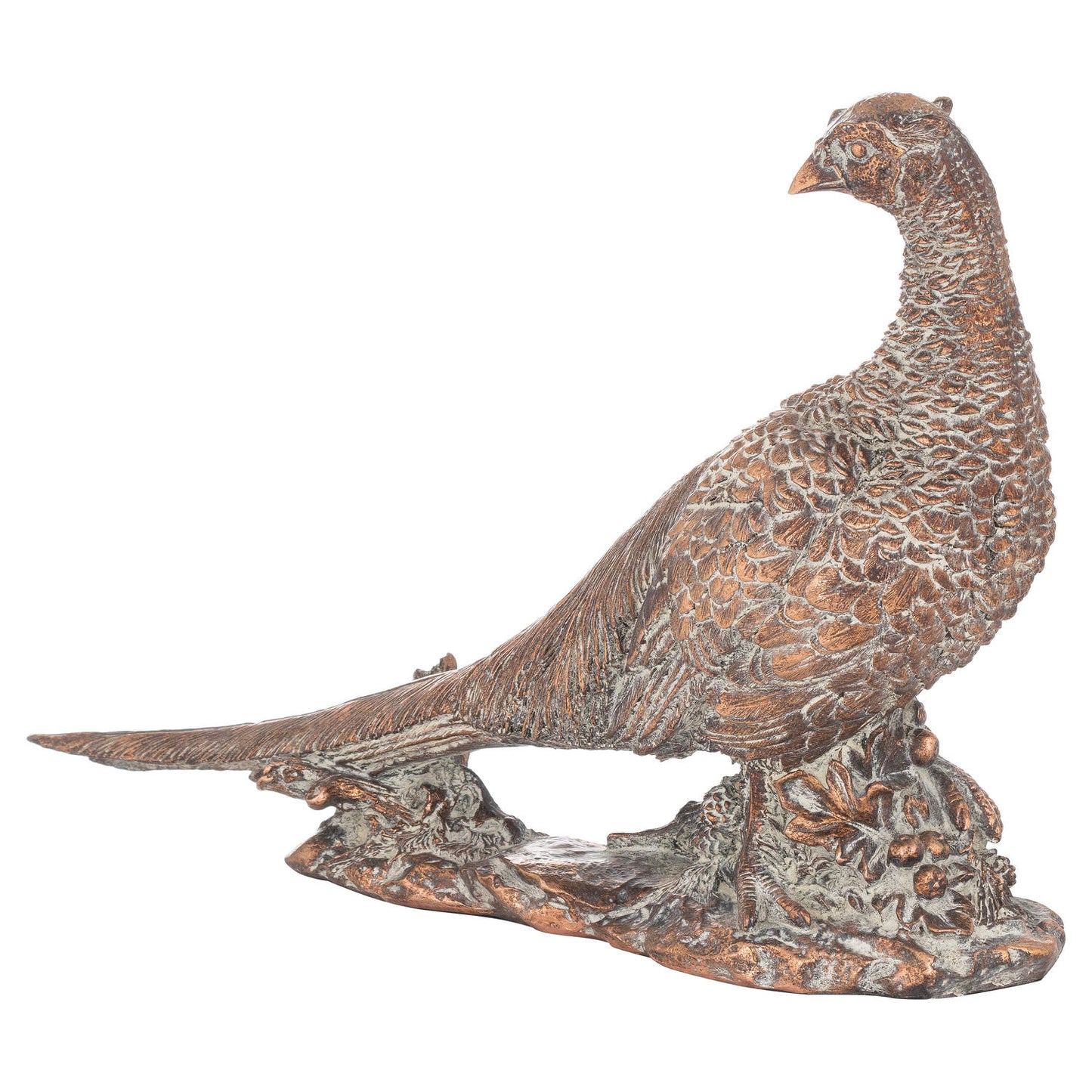 Antique Bronze Cock Pheasant Ornament