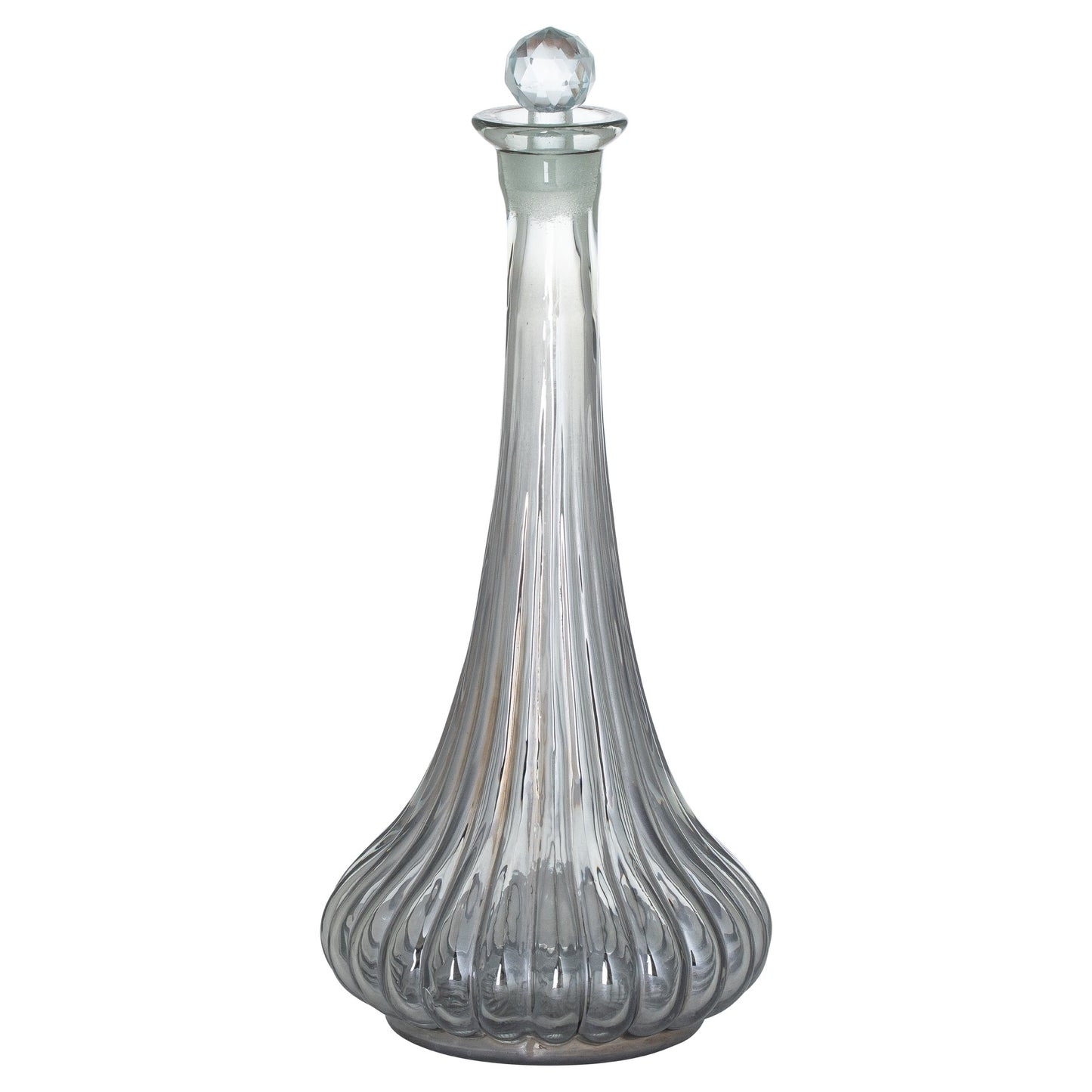The Noel Collection Smoked Midnight Elle Decorative Decanter
