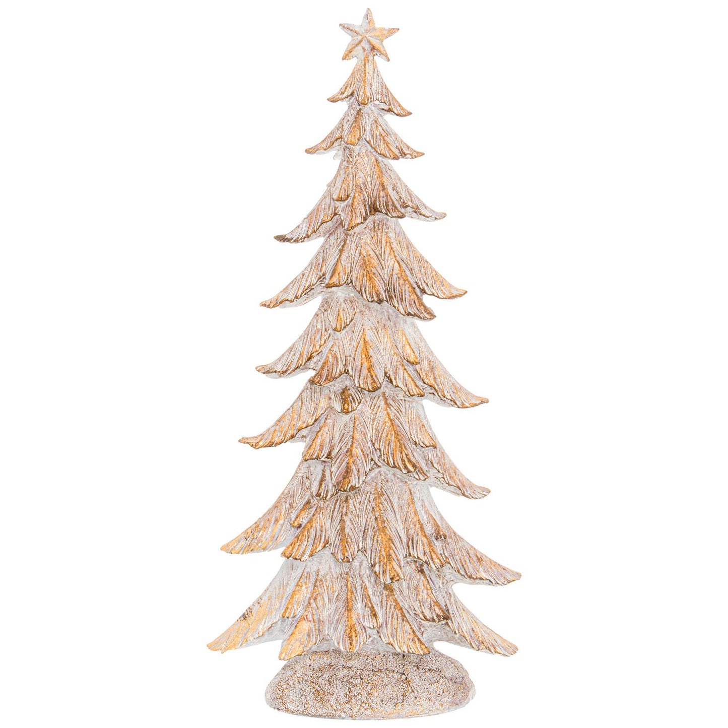 Tall Gold Christmas Tree Ornament