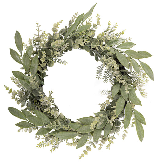 Ruscus And Eucalyptus Christmas  Wreath