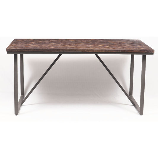 Chair Collection  1.6m Dining Table - Teak & Iron