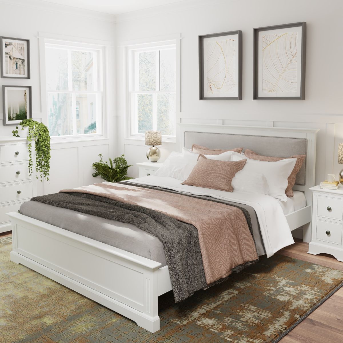 BP Bedroom - White 5' Bed