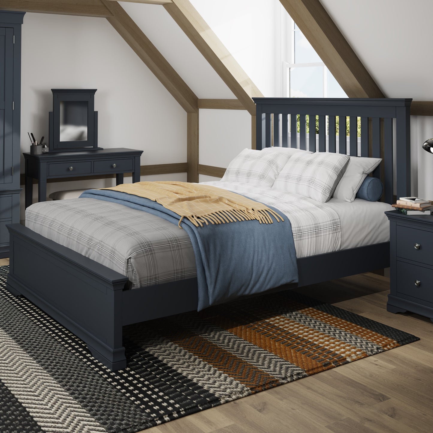 SW Bedroom - Midnight Grey 5'0 Bed