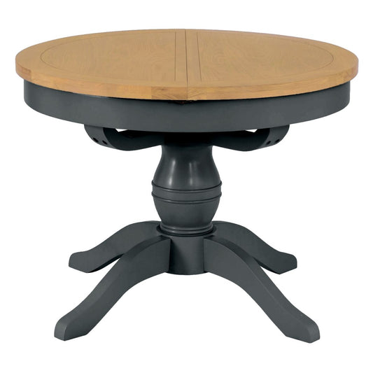 TT Dining-Charcoal 1.1M Round Table Grey