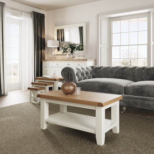 TT Dining-White Small Coffee Table
