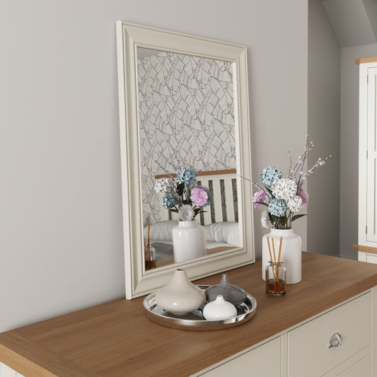 TT Bedroom-White Small Wall Mirror