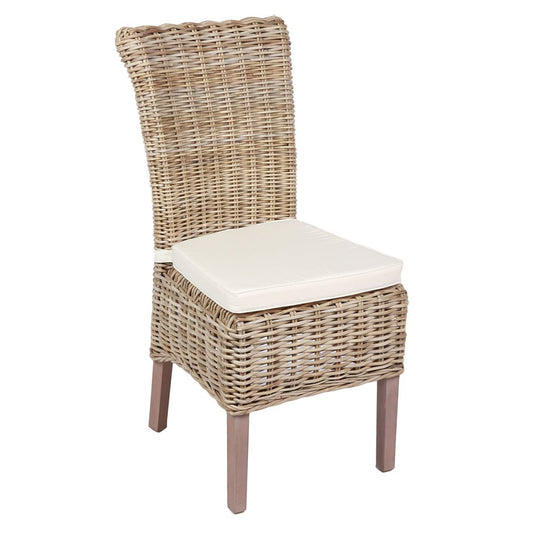 Wicker Merchant Wicker Chair Including Cushion